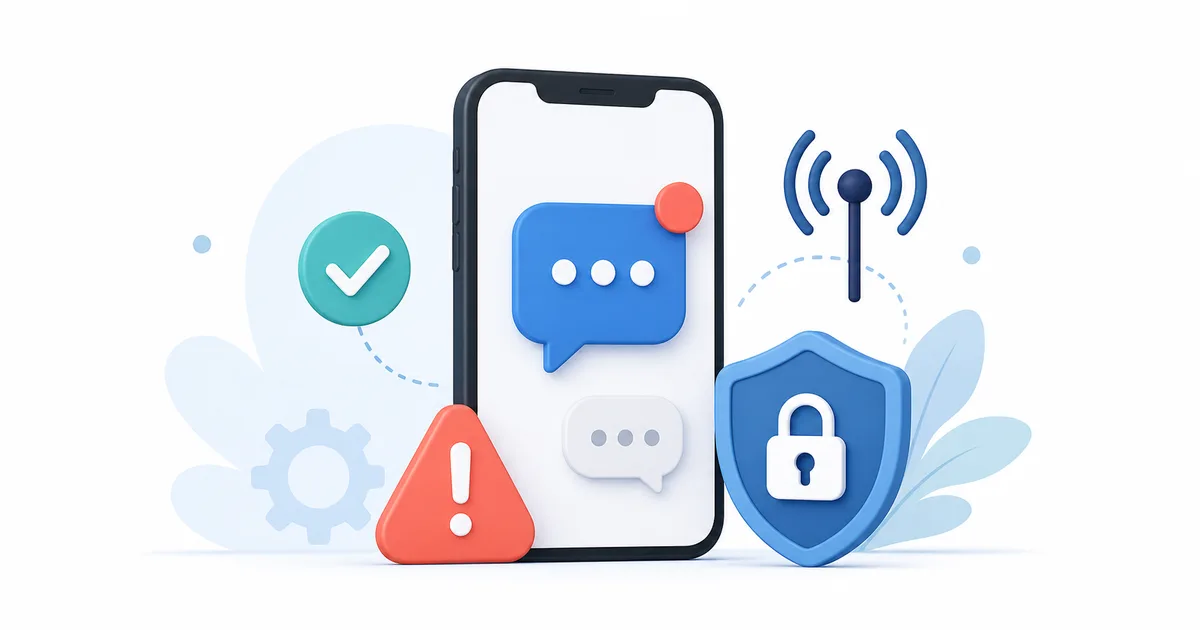 SMS Verification Code Not Received? 8 Things to Check First cover image